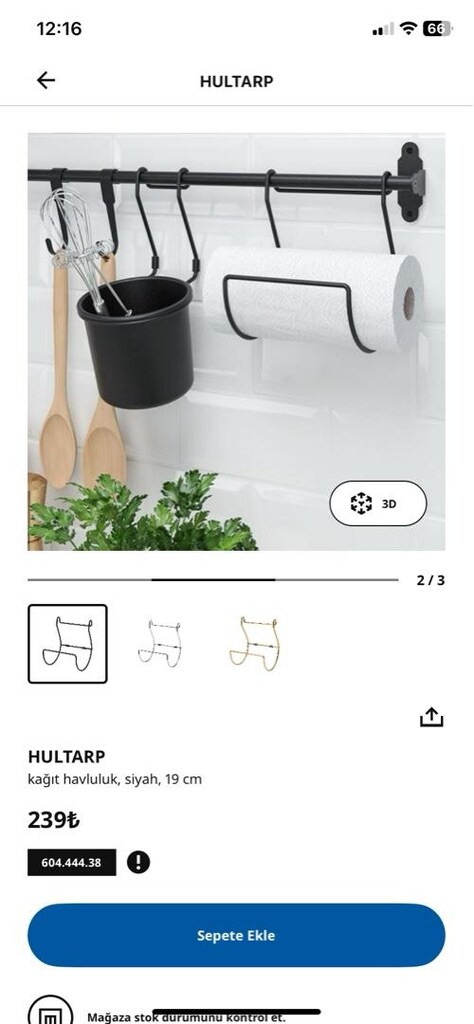 ikea mutfak rayi , kanca ve kagit havluluk - 4