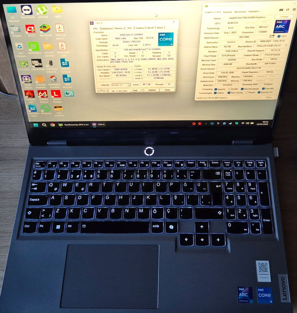 Lenovo LOQ 15IAX9I 144Hz 15"6 Çok Temiz Oyuncu Laptop! - 4