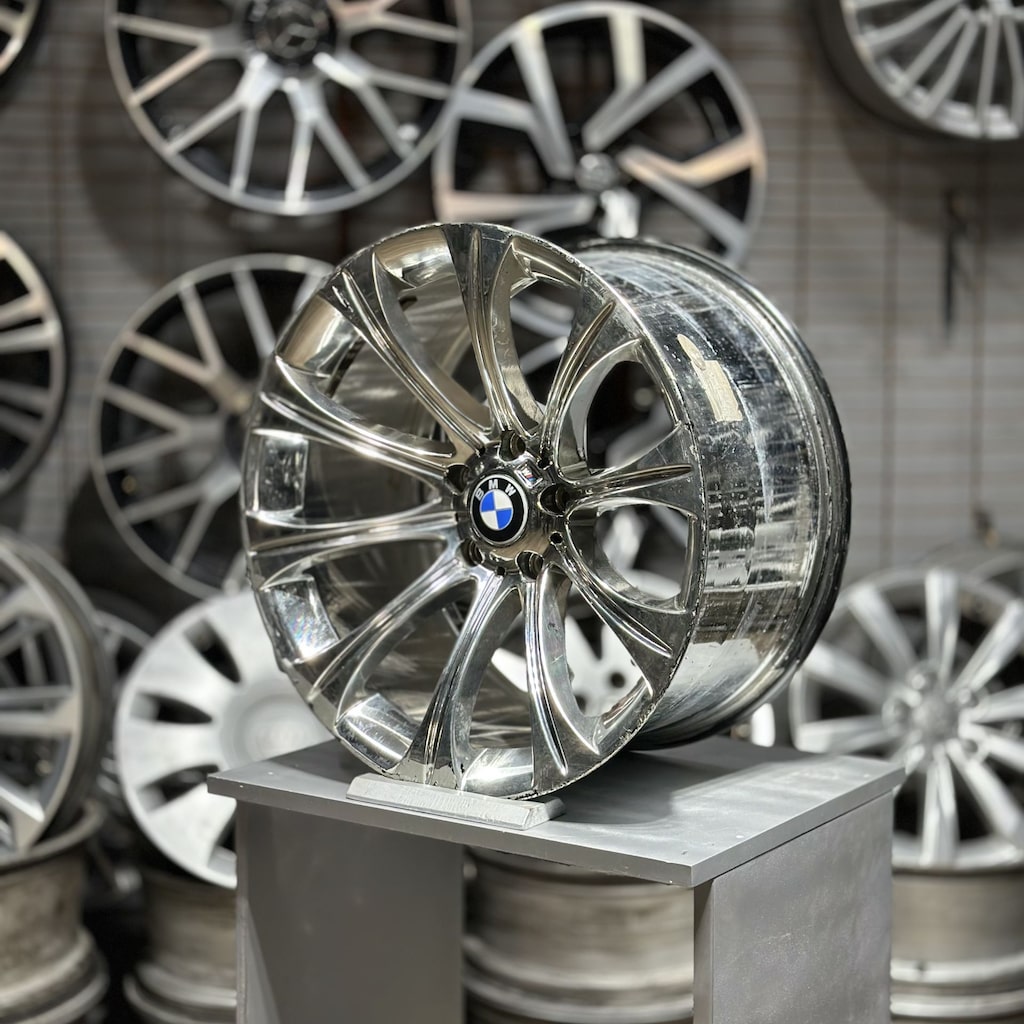 19 inç 5x120 E60 M5 Krom Jant Takımı 9-10 Offset 2. El - 3