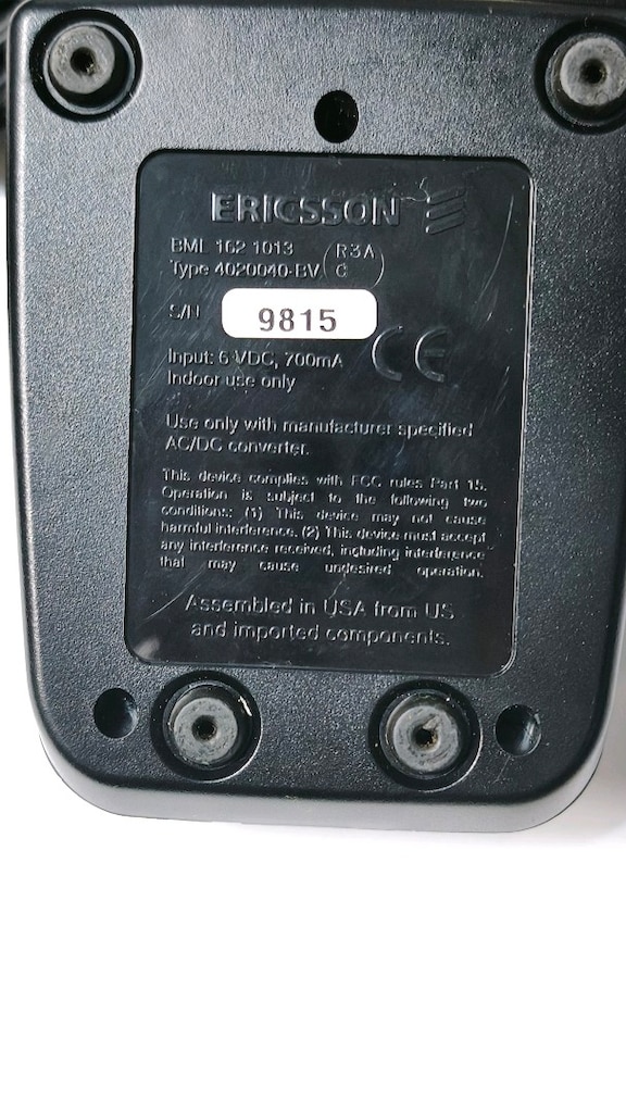 Orijinal Ericsson BML 162 1013 / Type 4020040-BV Masaüstü Şarj Cihazı - 7