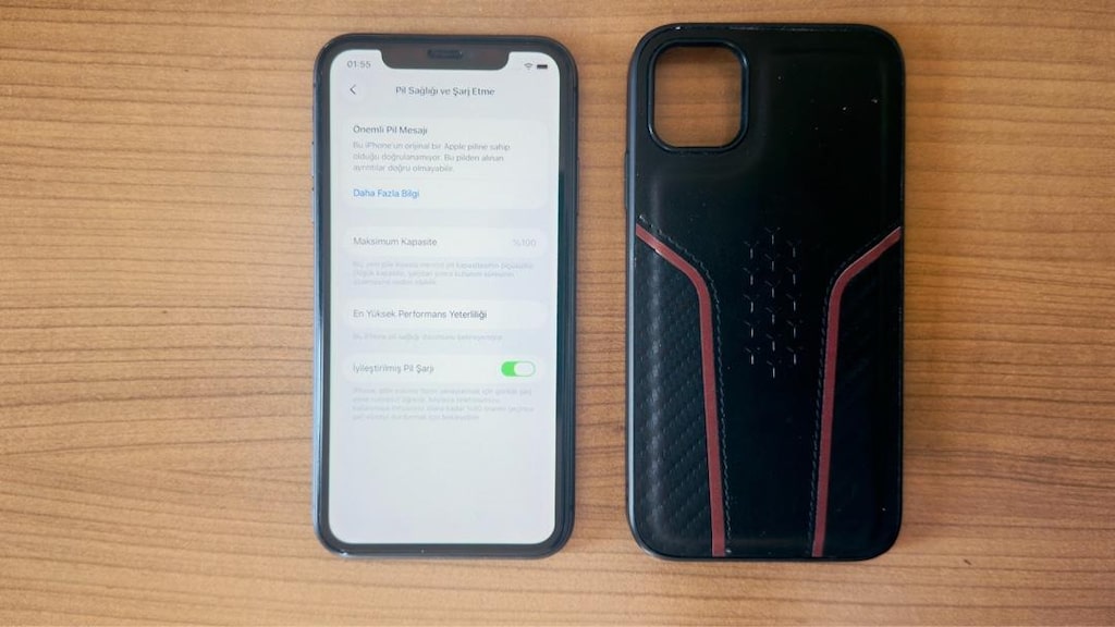 IPHONE 11 64 GB SADECE CİHAZ Pil 100 HARİCİ DEĞİŞEN TAMİR YOK TÜM Ö - 6