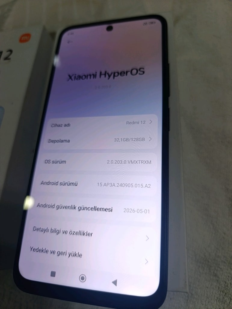 redmi 12 8 + 8 RAM 128 gb kutulu faturalı - 7