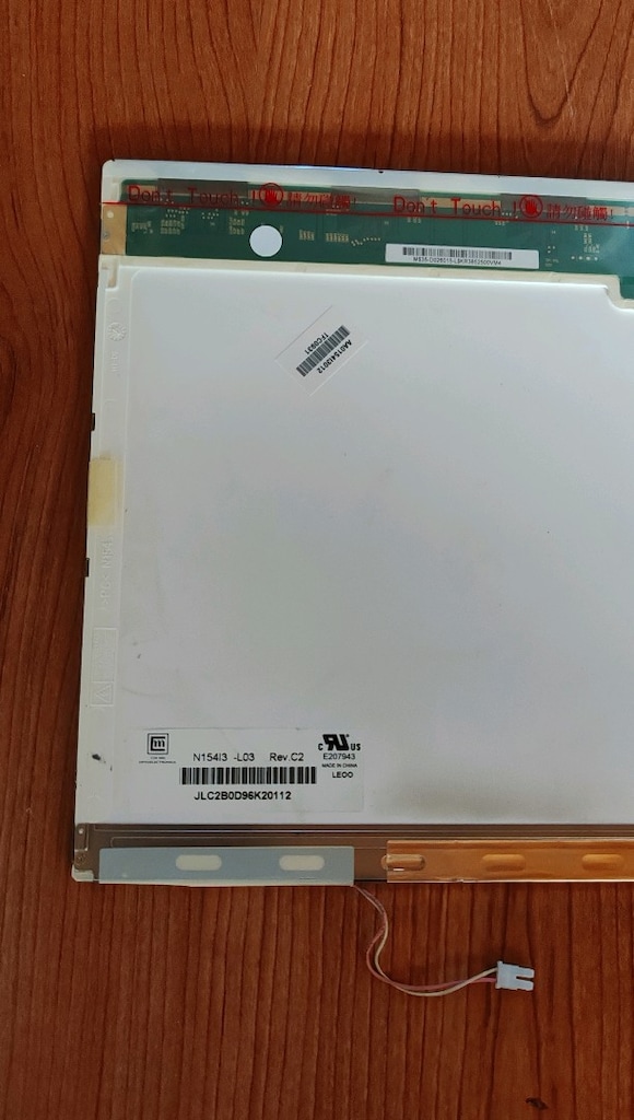 15.4 inç tft lcd dizüstü notebook laptop ekran - 3