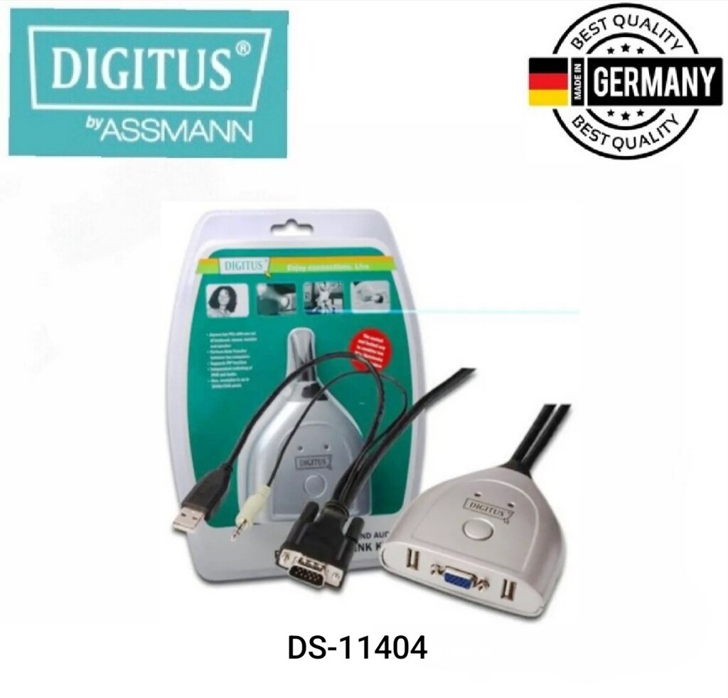 Digitus DS-11404 2-Port KVM Switch - 2