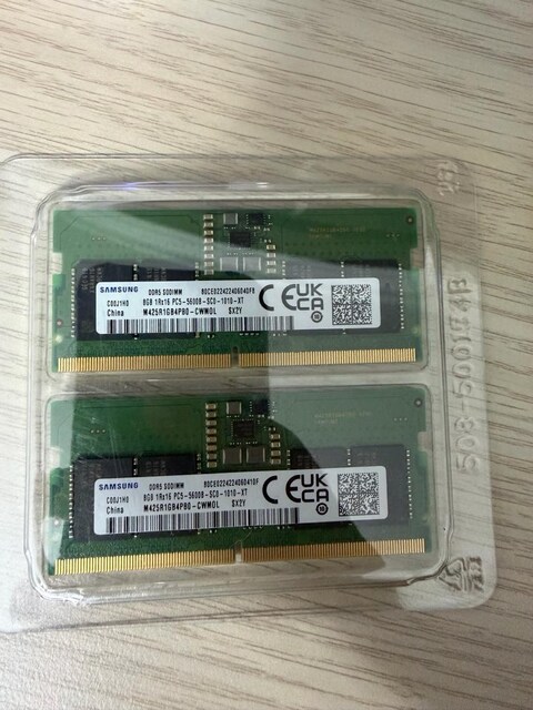 Samsung 2x8gb 5600hz DDR5 SO-DIMM (Laptop RAM)