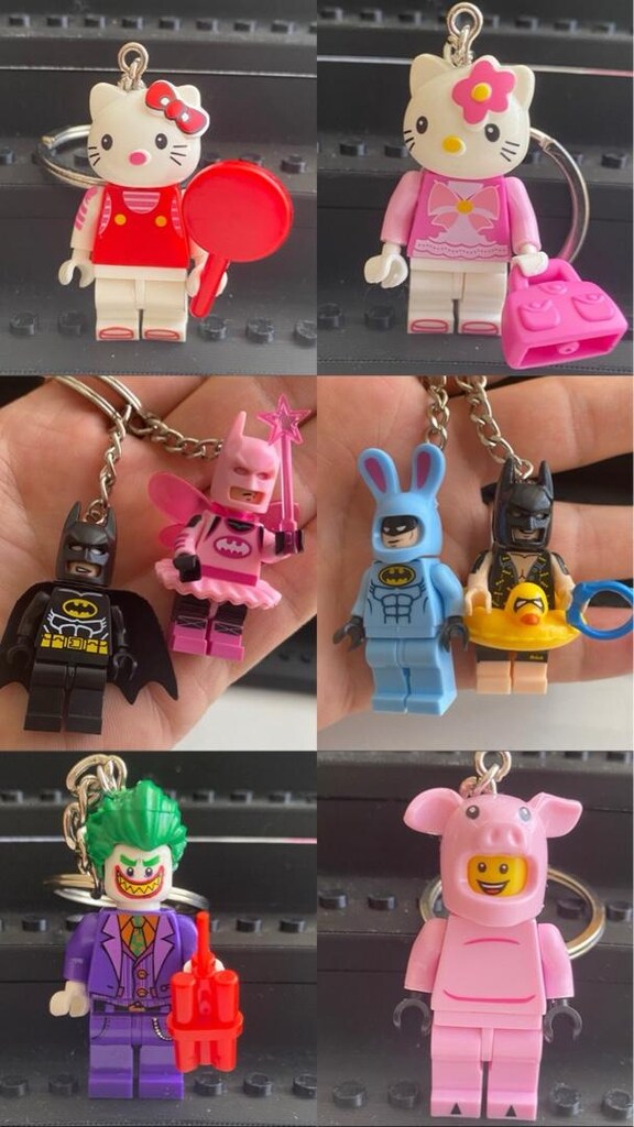 Lego Hello Kitty, Woody, Shark Suit Guy Anahtarlık - 17