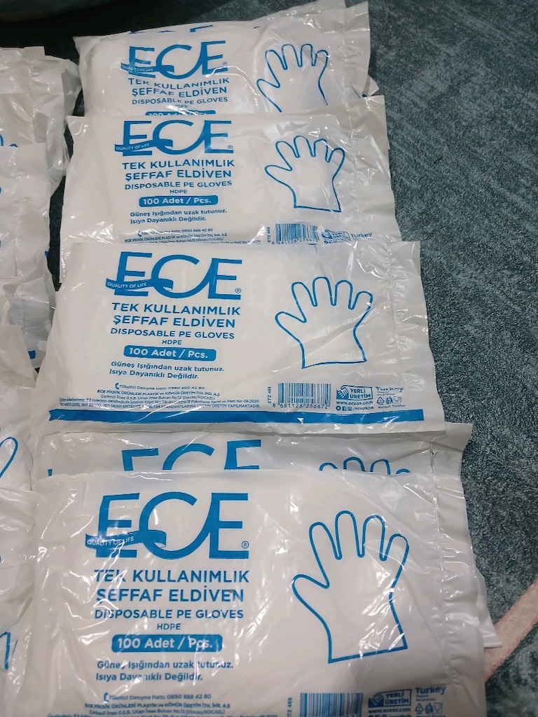 şefaf ECE HIŞIR ELDİVEN TeK KULANIM 10 kli var - 4