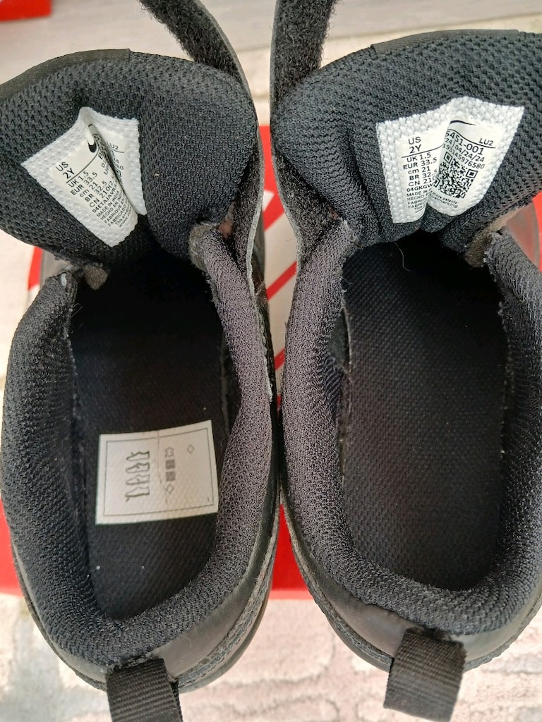 33 Num.Nike siyah spor ayakkabı - 9