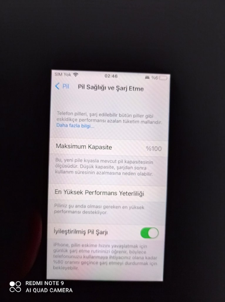 iPhone 8 Kırmızı - %100 Pil Sağlığı / Kılıf + Kablo Dahil - 6