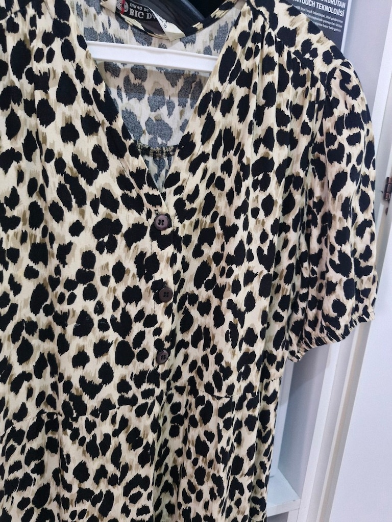 leopar elbise - 3