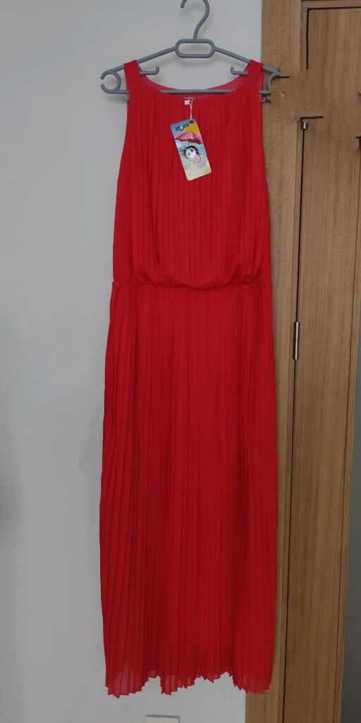 TRENDYOL İRONY PİLELİ ELBİSE nişan kına şifon KOTON MANGO ROMAN ZARA - 5