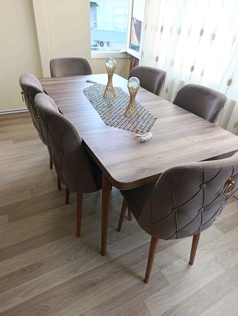 salon yemek masası 6 kisilik - 3