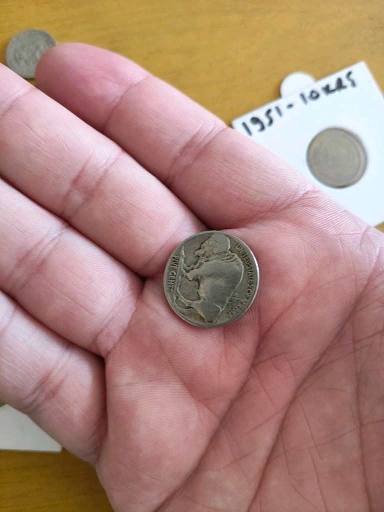 8 Adet Dünya Koleksiyon Parası Lotu | Elizabeth Şilin, Buffalo Nickel, - 4