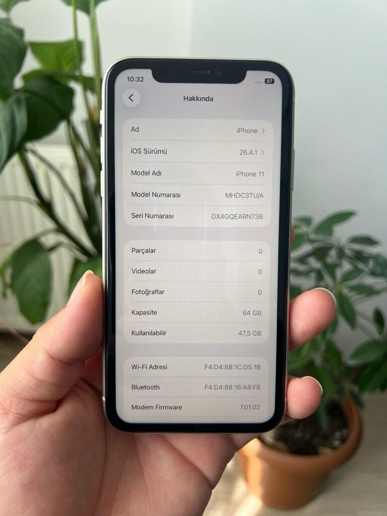 iPhone 11 64 GB %100 Türkiye Cihazı - 3