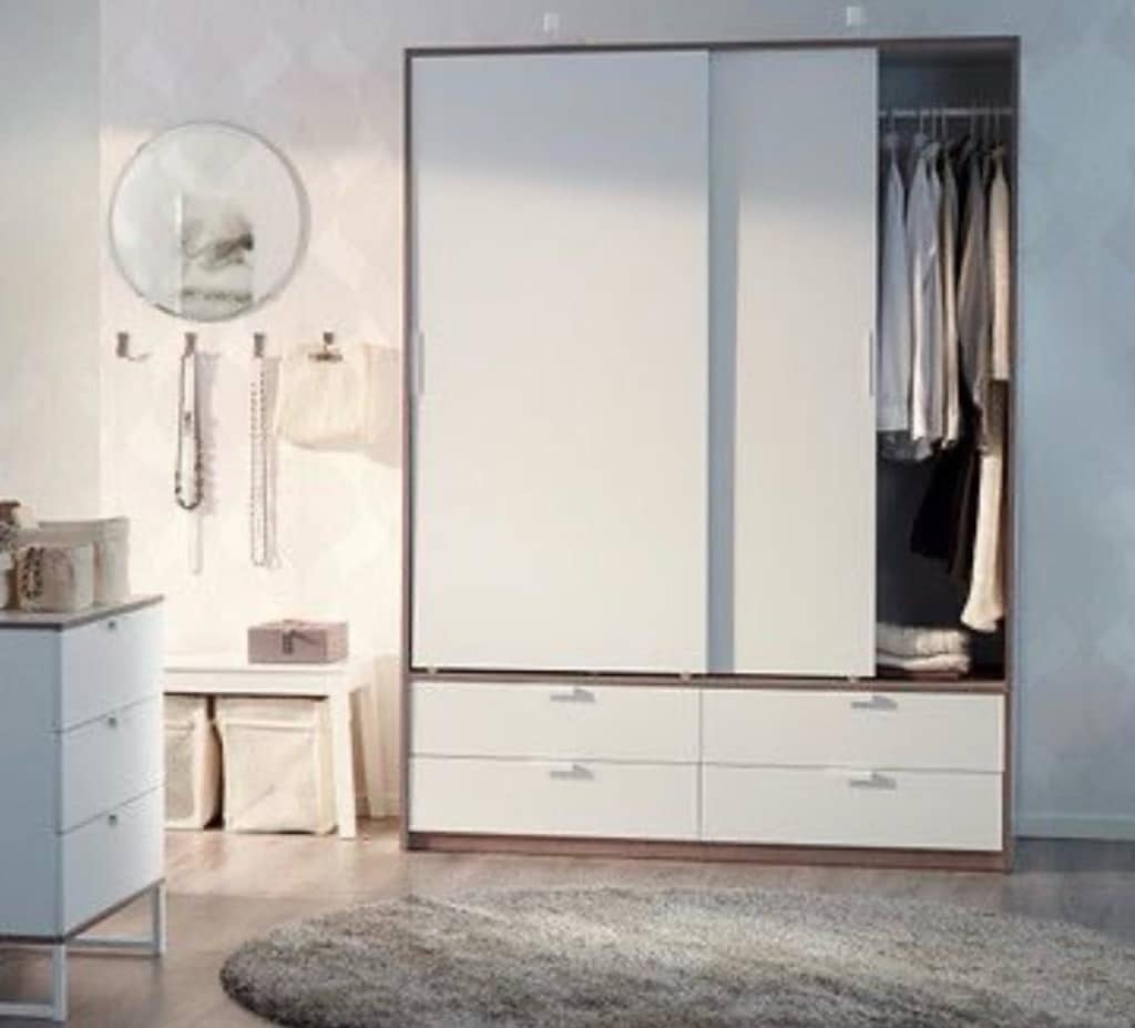 IKEA TRYSIL BÜYÜK GARDIROP 4 ÇEKMECELİ SÜRGÜLÜ - 9