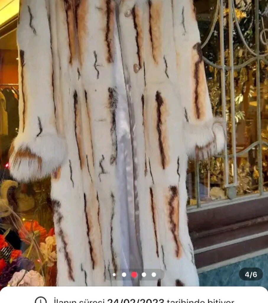 Çok şık kürk manto...yeni... - 2
