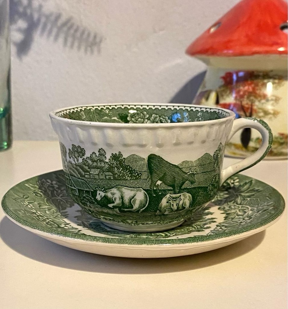 Antika İngiliz ADAMS & WEDGWOOD Çay Boy Fincan — görsel 3/19