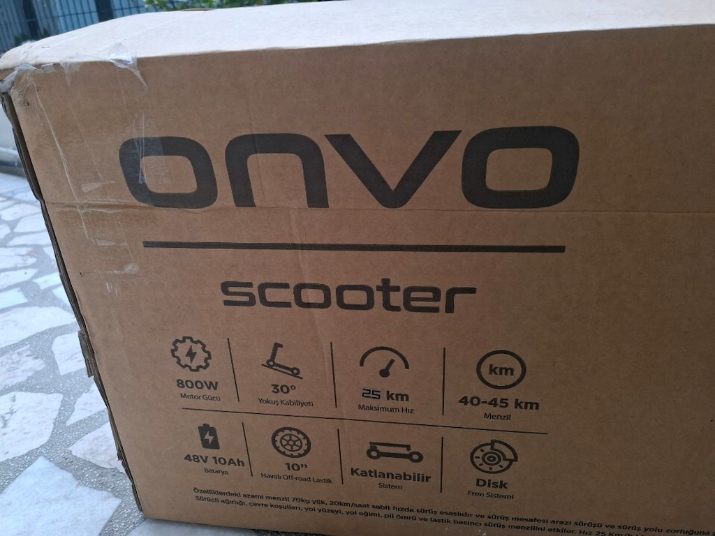 onvo 012 elektirikli scooter - 6