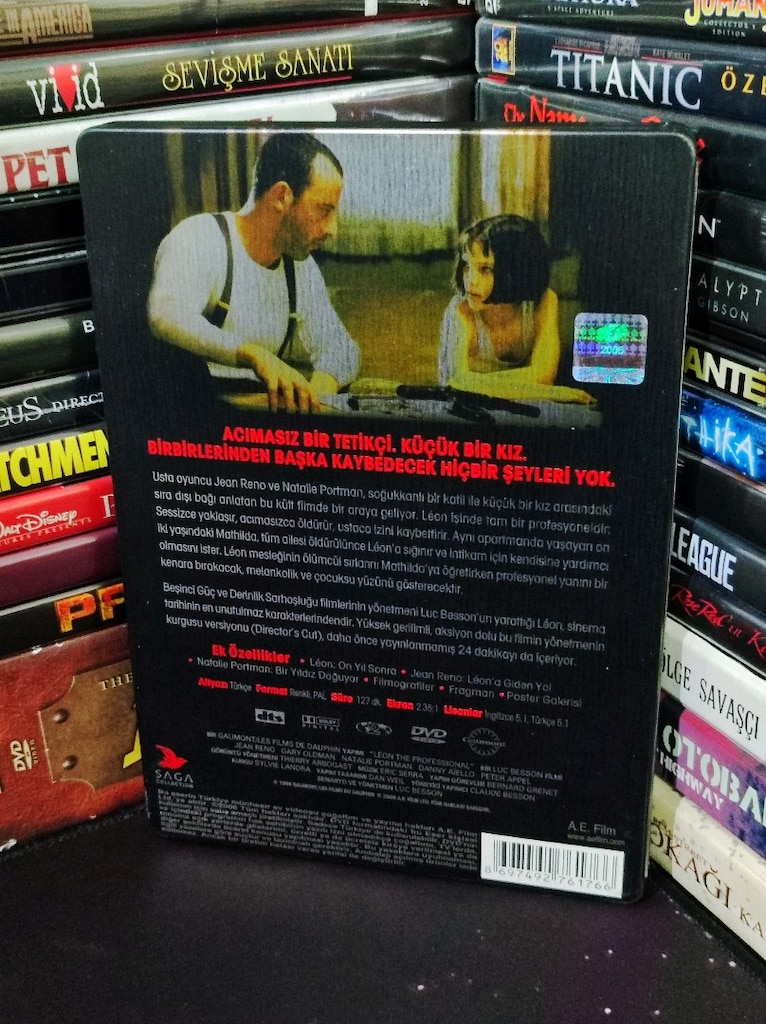 Leon Çift Disk Metal Kutu DVD Film - 3