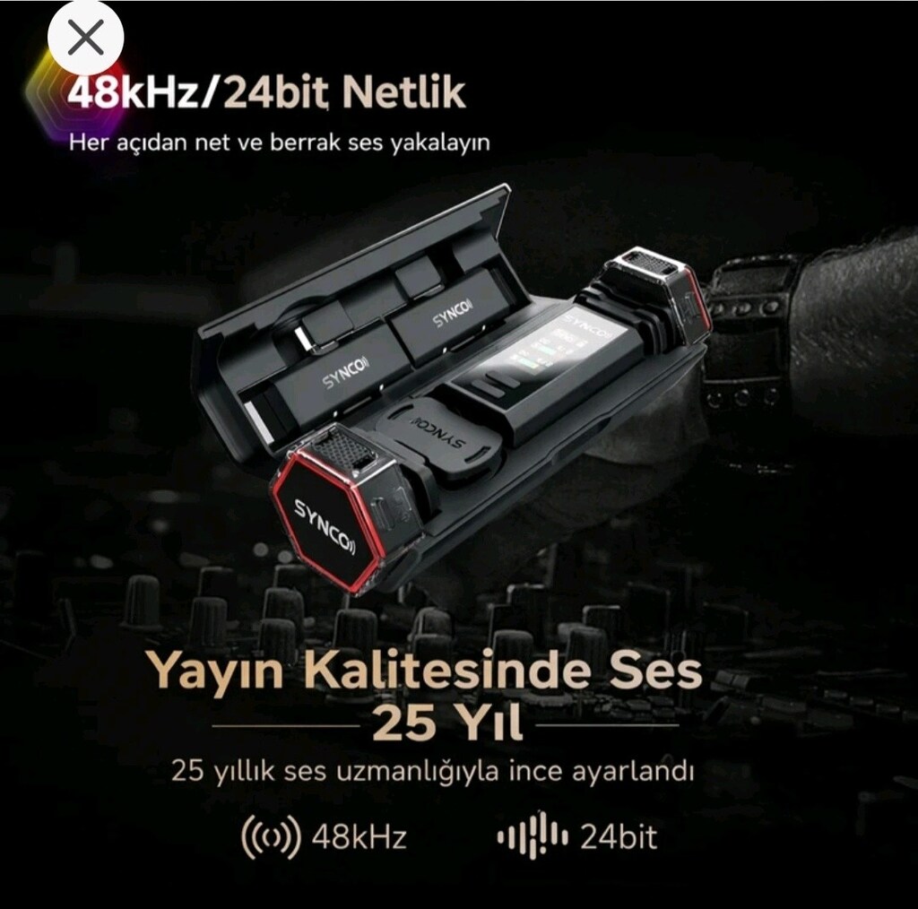 Synco G4 Mini Kablosuz Yaka Mikrofonu - 5