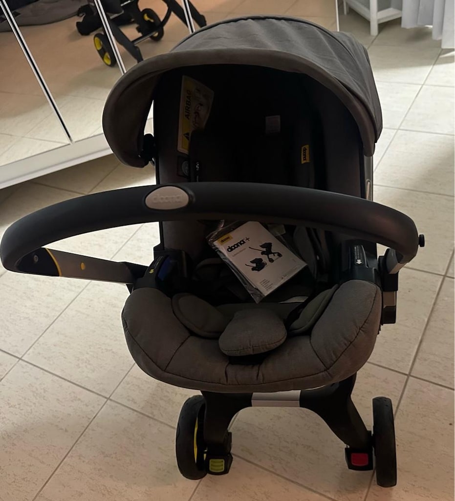 Doona bebek arabası gri rengi - 3