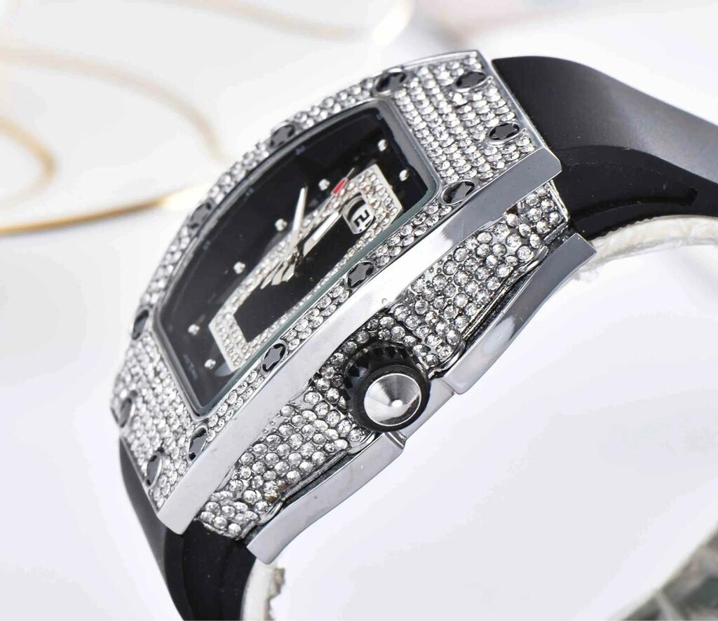 İTHAL/SIFIR/UNİSEX/Richard Mille,Komple Pırlanta Gövde,Titanyum Kasa - 2