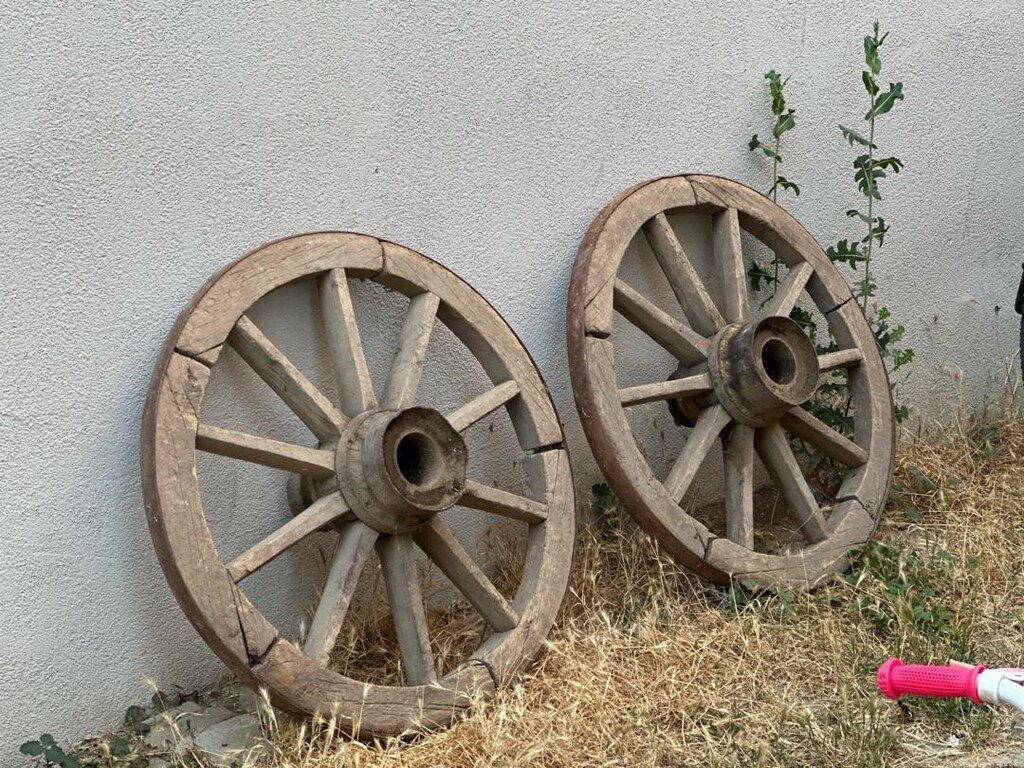 DEKORLUK 2 ADET AT ARABASI TEKERLEĞİ - 3