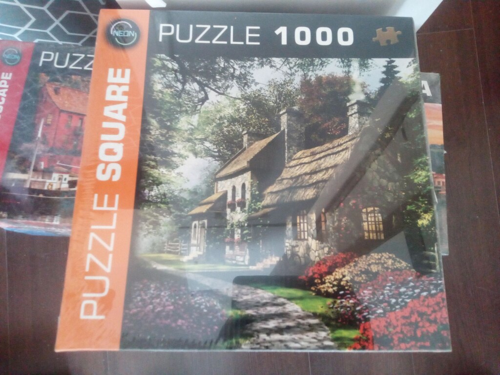 1000 parça puzzle sıfır ambalajında.. - 5