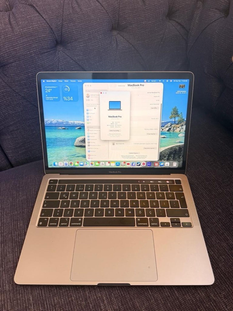 MACBOOK PRO 2022 M2 İŞLEMCİ TOUCH BAR TERTEMİZ - 3