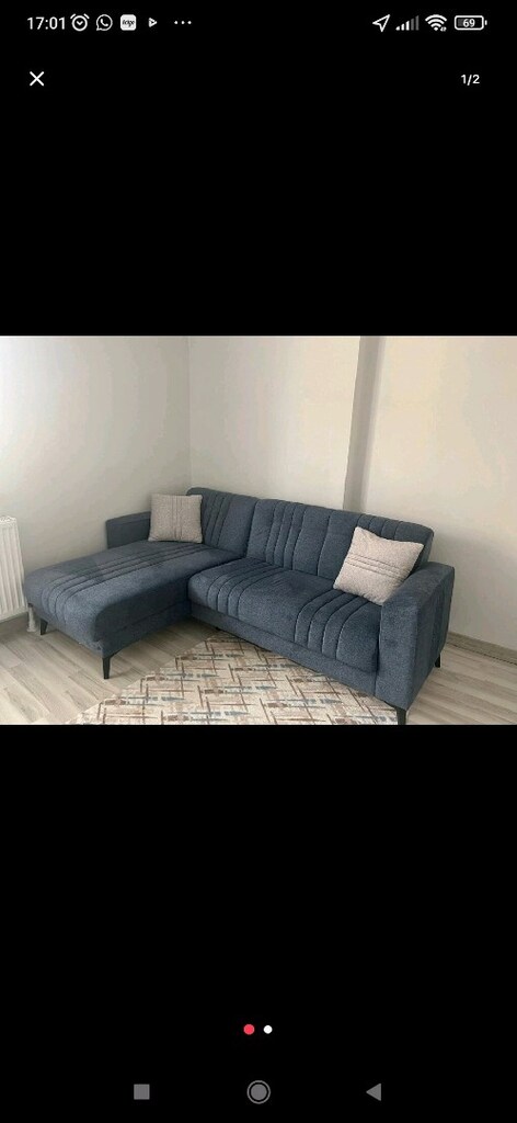 Mondi marka köşe koltuk ölçü Sol G 232 cm Sağ G 149 cm Y 80 cm - 2