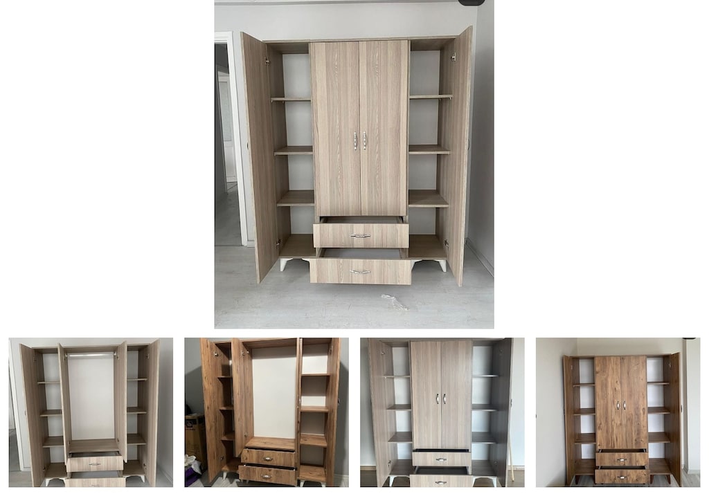 4 kapaklı elbise dolabı jxdymxkefi - 2