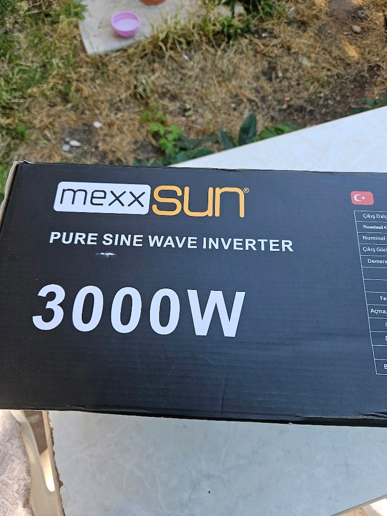 sıfır kullanılmamış 3000W 24volt İNVERTER - 2