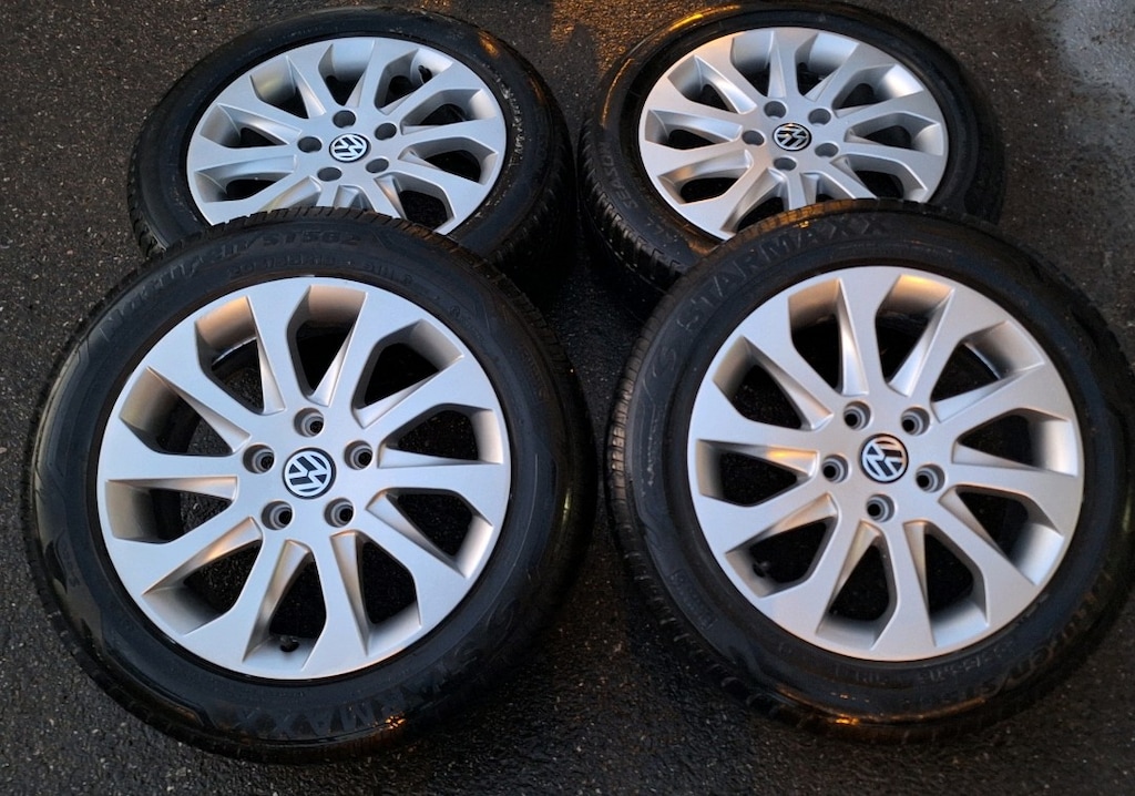 205 55 16 ORJİNAL JANT LASTİK TAKIMI JETTA CADDY GOLF AUDİ T4 SEAT - 4