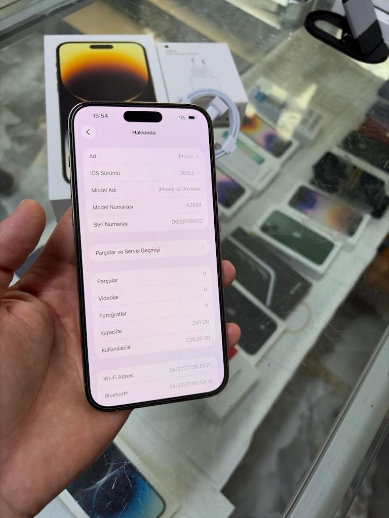 MÜHENDİSCELL’DEN YURTİÇİ KAYITLI İPHONE 14 PRO MAX 256 GB PİL %82 - 4