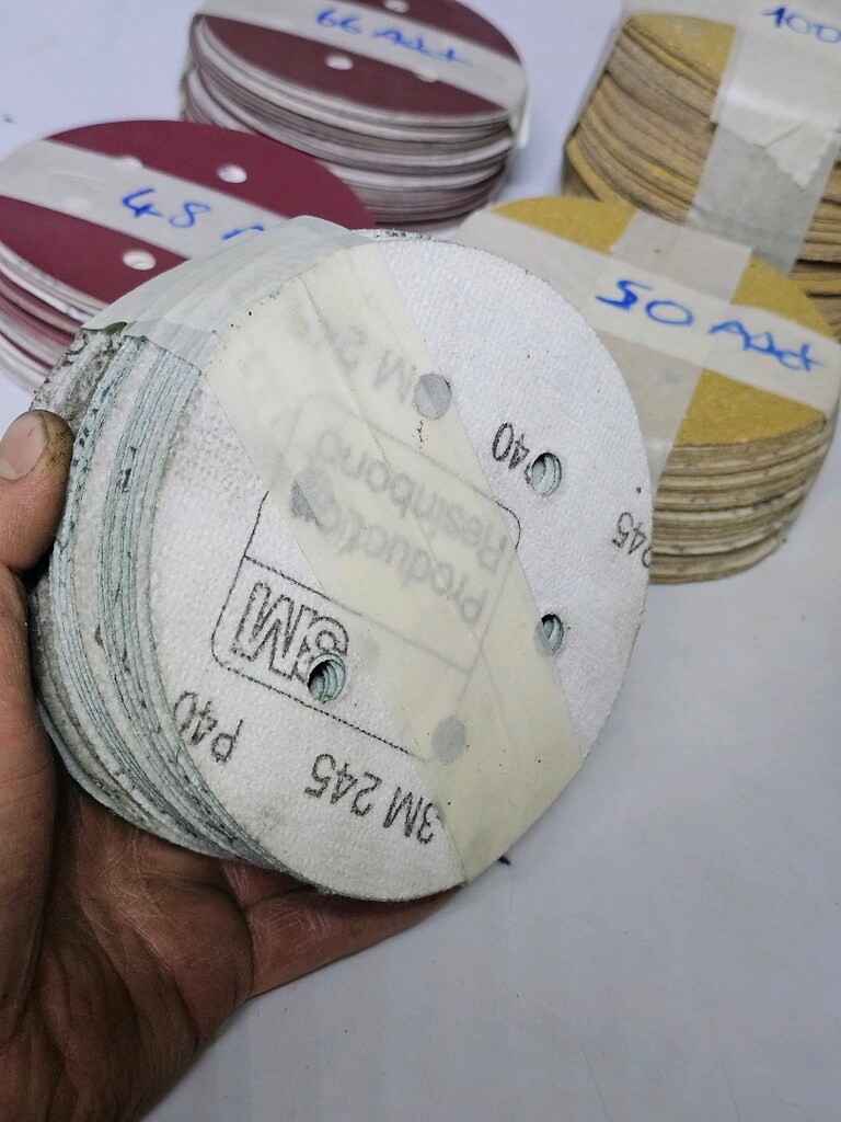 150mm Delikli Cırt Zımparalar - 7