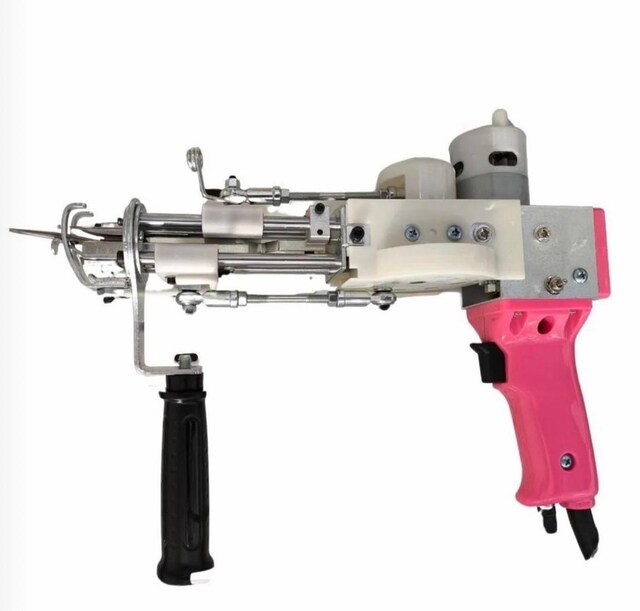 Ak I cut pile ( kesik uçlu ) Tufting Makinesi/Tabancası (Pembe renk)