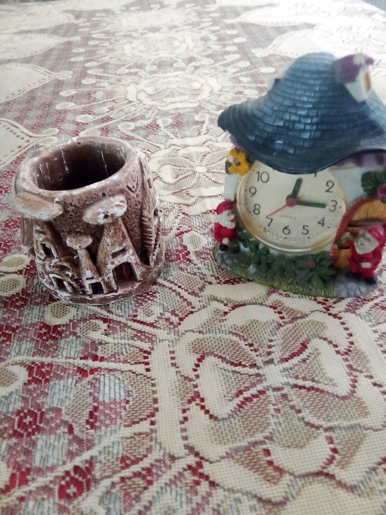 Hediyelik kaseler.ceyiz sandığı.isikli ev.seramik saat. - 3