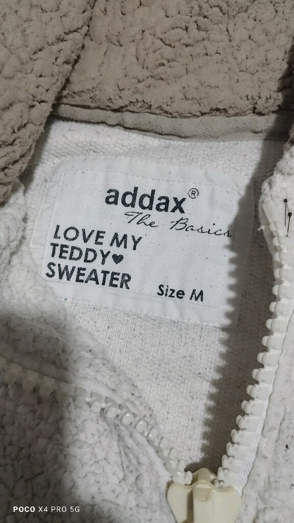 #Addax şık sweat..İpi yok, az tüylenme Eni 47 Boy 65???BOMBA İNDİRİM. - 5