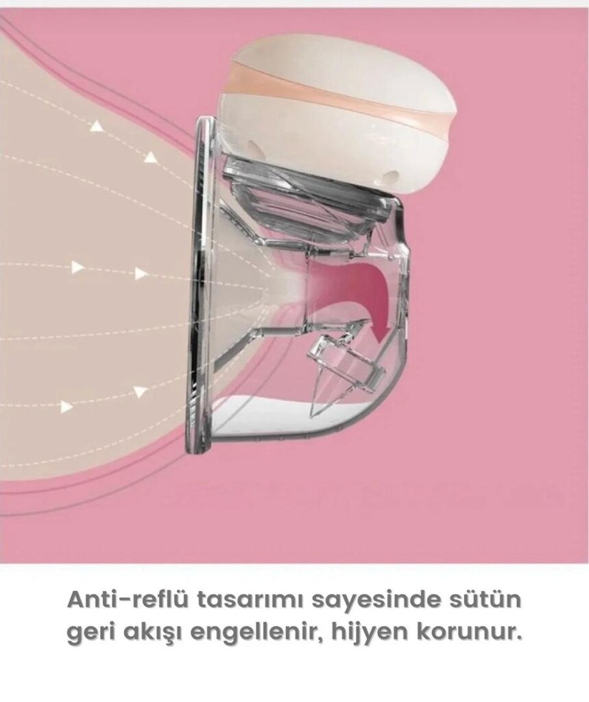 Süt Sağma Göğüs Pompası Otomatik 2 ADET - 7