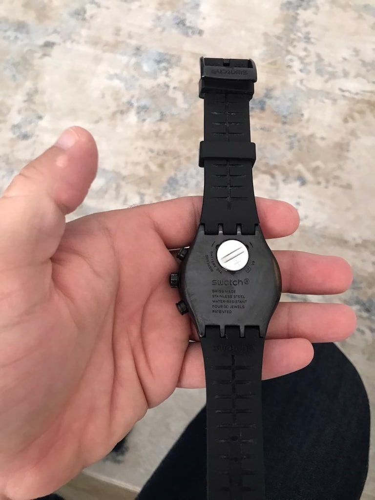 Swatch Çelik kasa silikon kordon - 8
