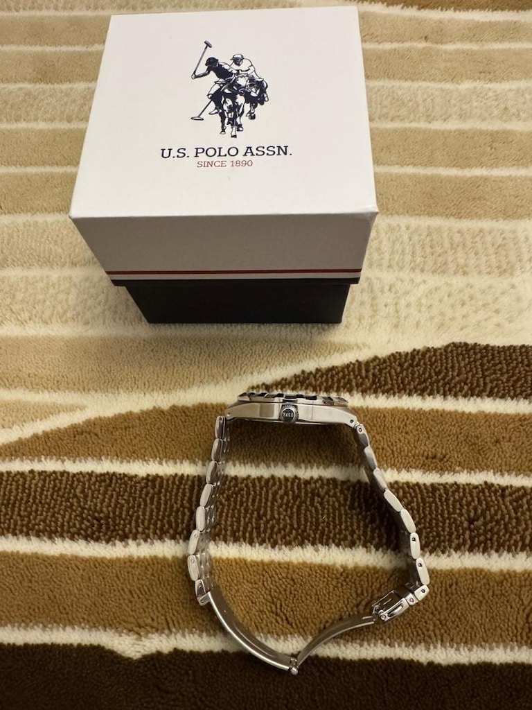 U.s. Polo Assn. Uspa1140-02 Erkek Kol Saati Metalik Gri — görsel 8/10