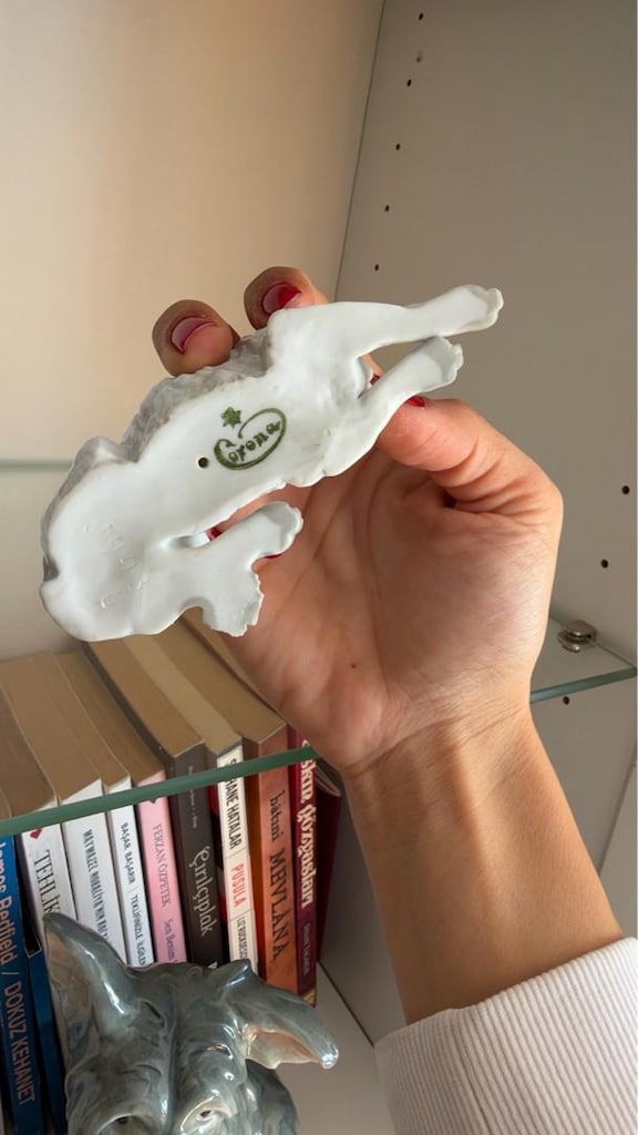 corana damgalı köpek biblo - 4