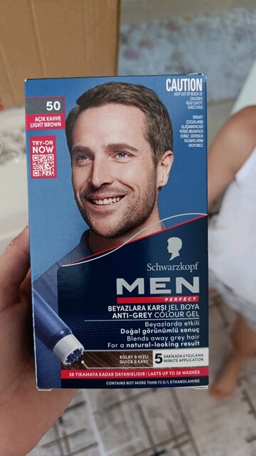 schwarzkopf marka erkek saç boyası 25 li