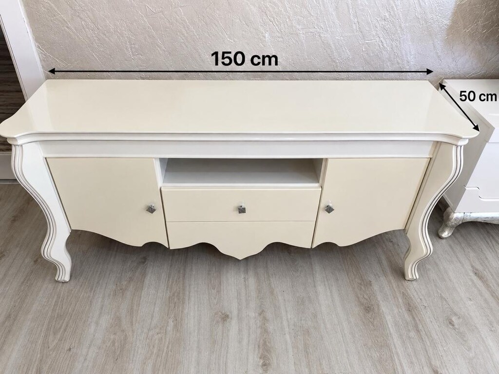 AVANGART YEMEK ODASI TAKIMI |MASA+8 SANDALYE +KONSOL +AYNA +TV ÜNİTESİ - 2