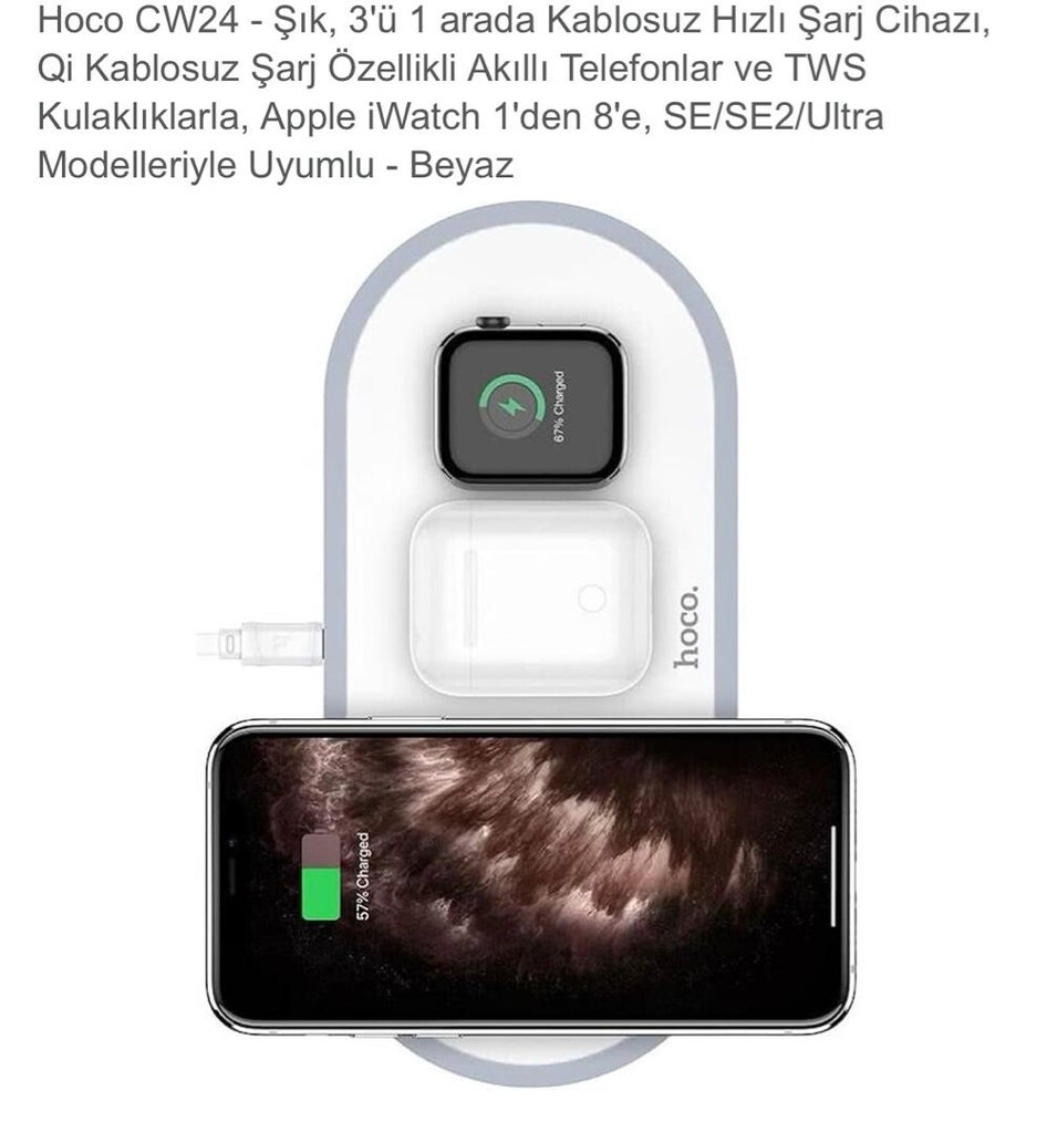 hoco KABLOSUZ wireless charger - 4