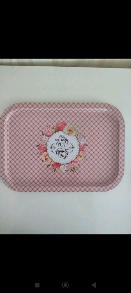 6'lı Pembe Ekose Desenli Set - 4