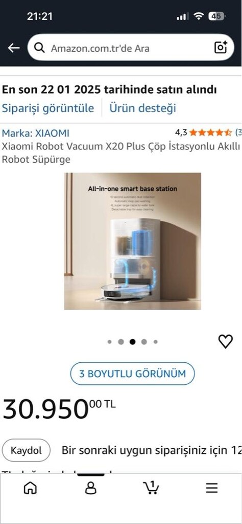 1 YILLIK AKILLI SÜPÜRGE GARANTİLİ KUTULUUU - 6