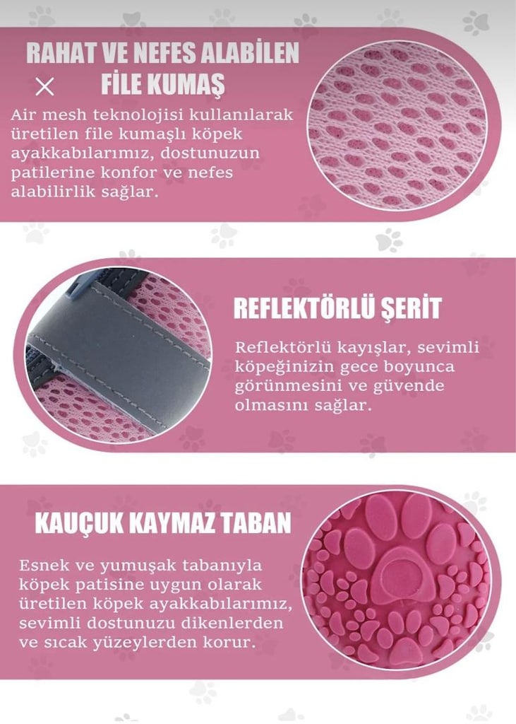 Paw Prints Köpek Ayakkabısı - 8