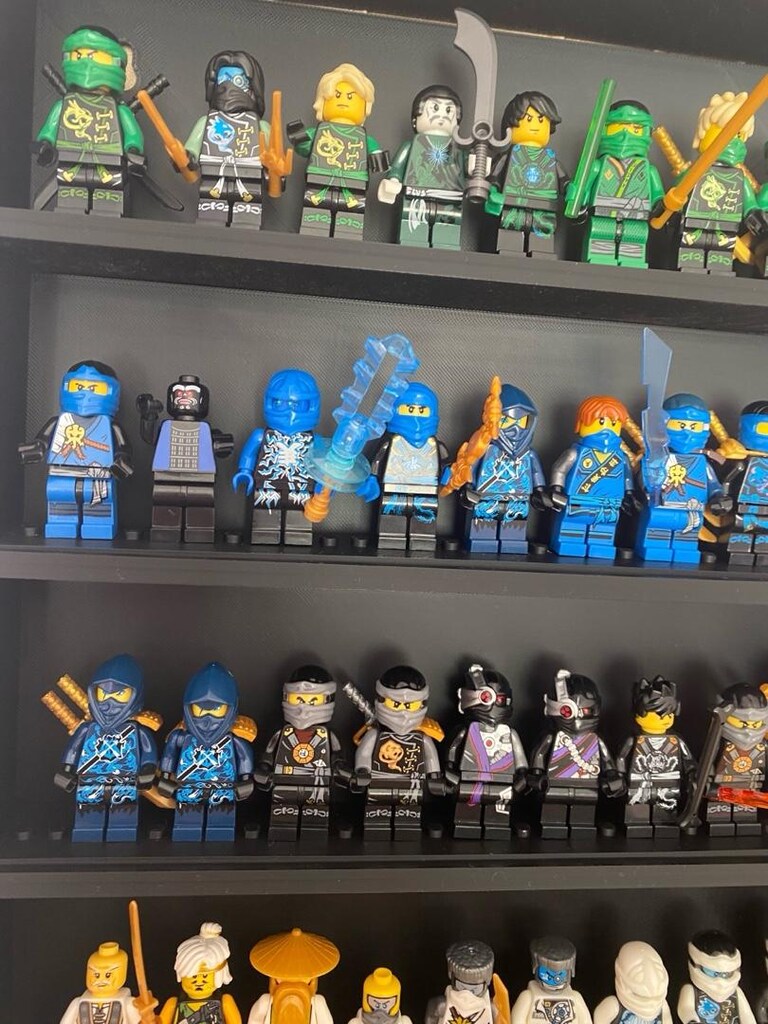 Lego Ninjago Minifigürleri ve Sergileme Stand - 5