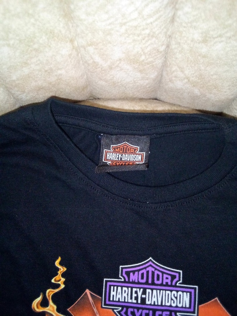 Harley Davidson siyah motifli çocuk t-shirt orijinal - 4